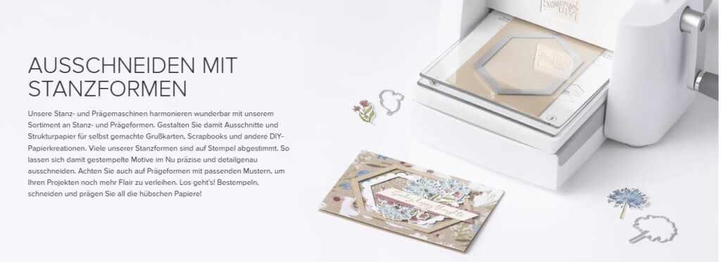 stampin up stanz und prägemaschine bigshot nachfolger stanzen