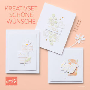 stampin up kreativset kit schöne wünsche geburstag weiss edel