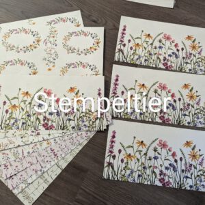 filigrane Blumen 12" x 12"