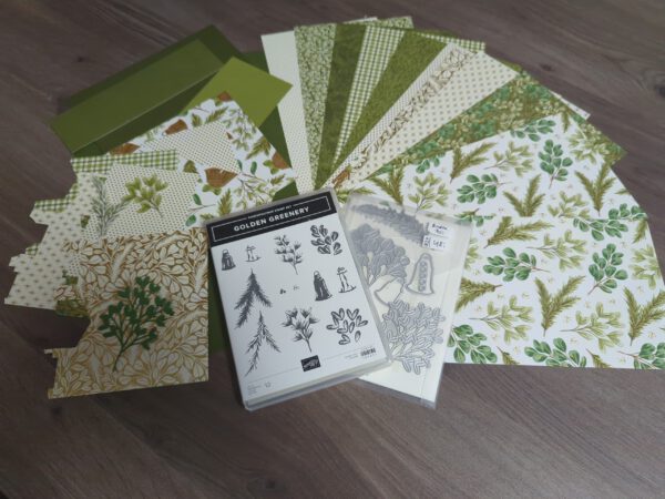 goldene Weihnachten Paket