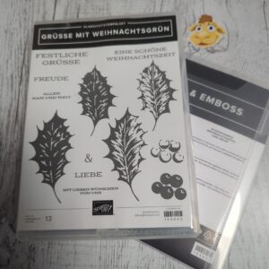 Grüße mit Weinachtsgrün