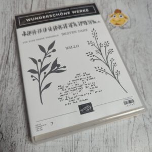 stampin up wunderbare werke stempelset