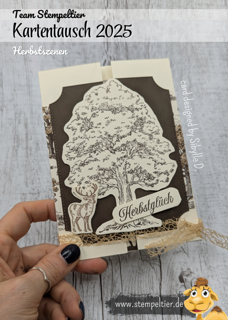 Stampin up Kartenswap team stempeltier winter 2025 herbstszenen baum