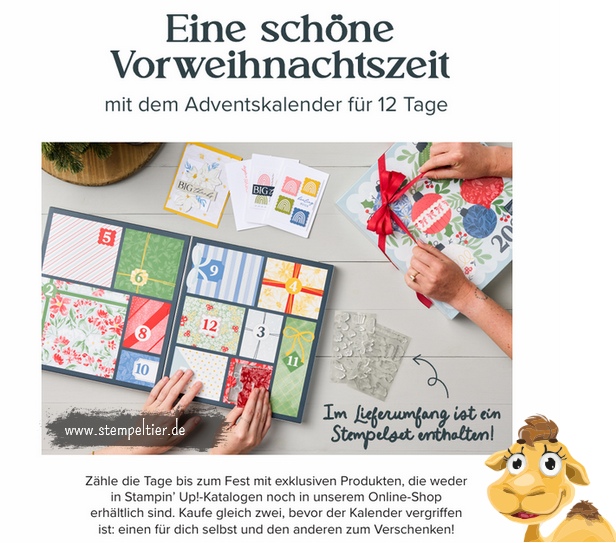 stampinup adventskalender 2025