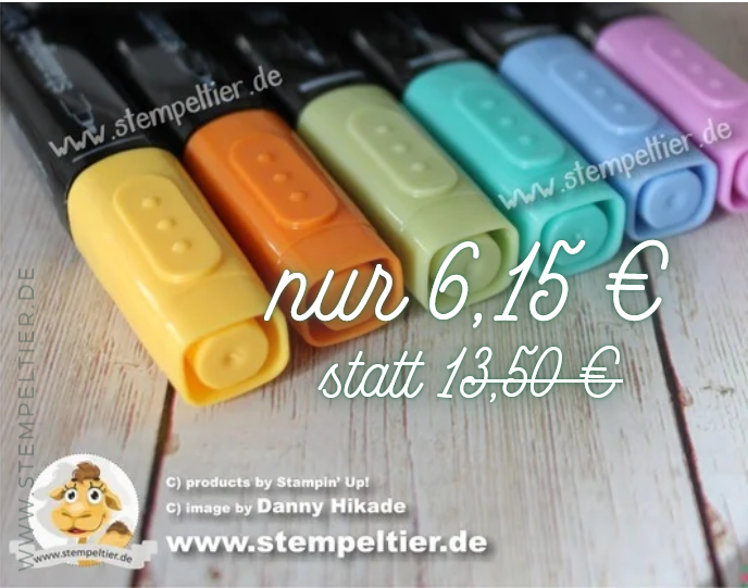 blends angebot stampin up black friday alkoholmarker 40%