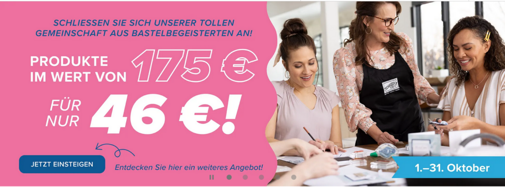 einsteigen im oktober bei stampin up starterset danny
