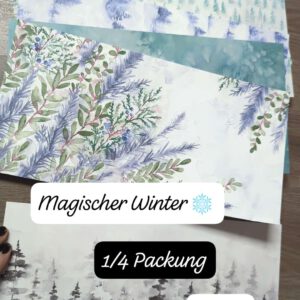 magischer Winter 6" x 12"