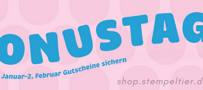 Die Stampin‘ Up! Bonustage starten am 6 Januar 2026