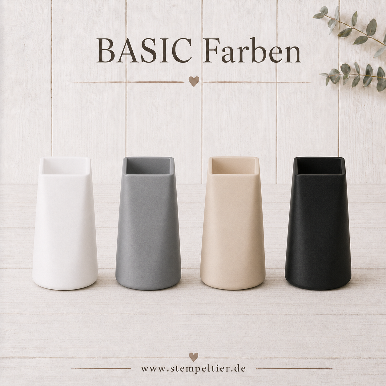 basis farben stempeltier bastelhelfer organizer