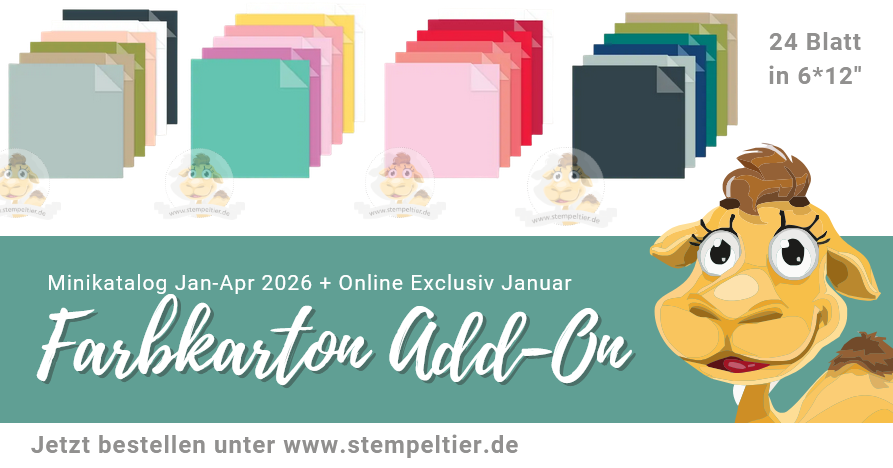 stampin up minikatalog frühling 2026 produktshare farbkarton stempeltier creative