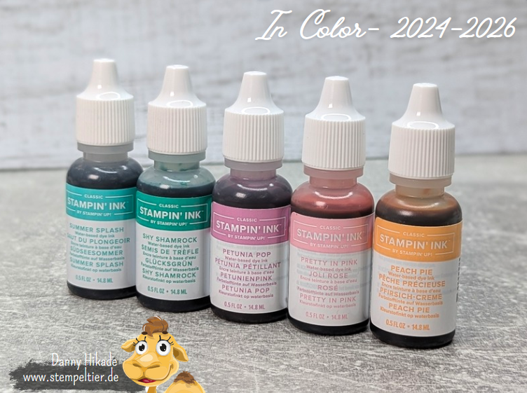 stampin up incolor 2024 2026 petunienpink südseesommer stempeltier nachfülltinte
