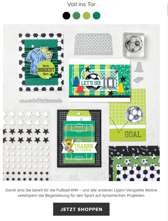 stampin up auf ins tor fussball soccer stempeltier 2026 märz