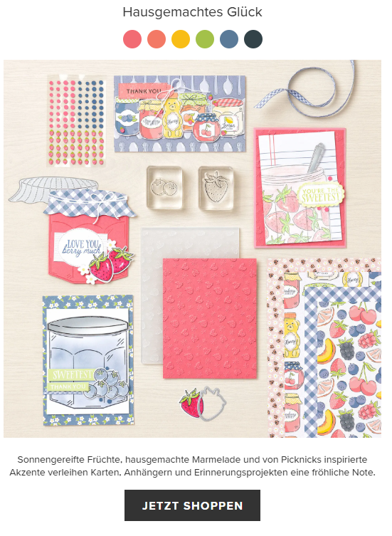 stampin up stempeltier hausgemachtes glück exklusiv online märz 2026 marmelade