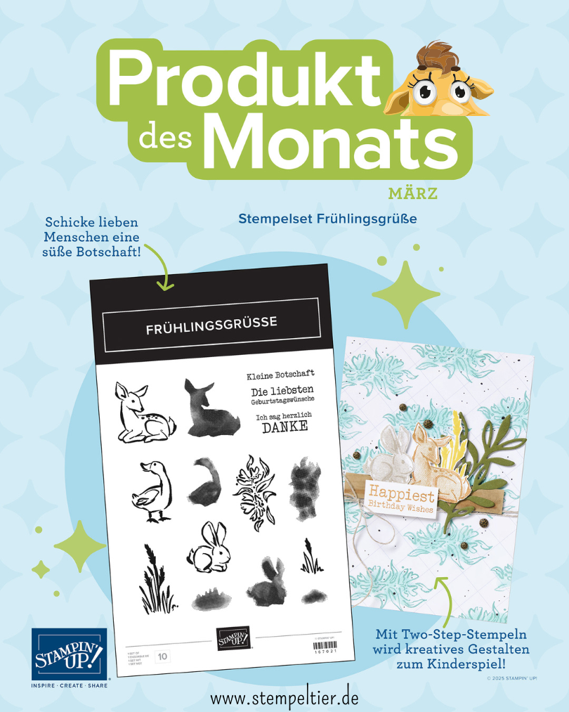 produkt des monats stampin up märz 2026 frühlingsszenen