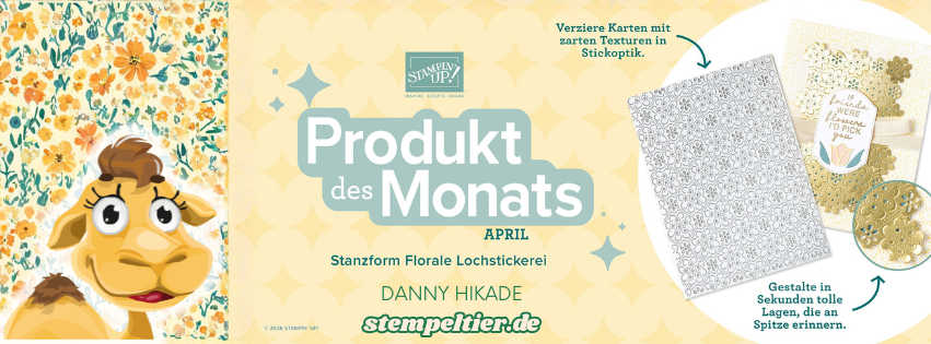 stampinup produkt des monats april 2026 lochstickerei
