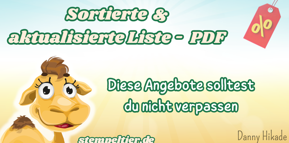 stampin up ausverkauf schnäppchen produkt des monats 