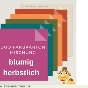duo farbkaronmischung floral blumig 2026 stampin up liebevolle Botschaften