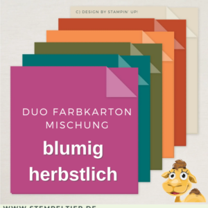 duo farbkartonmischung floral blumig 2026 stampin up liebevolle Botschaften