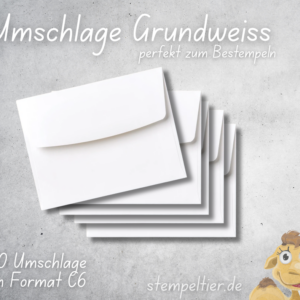 stampin up grundweiss umschläge