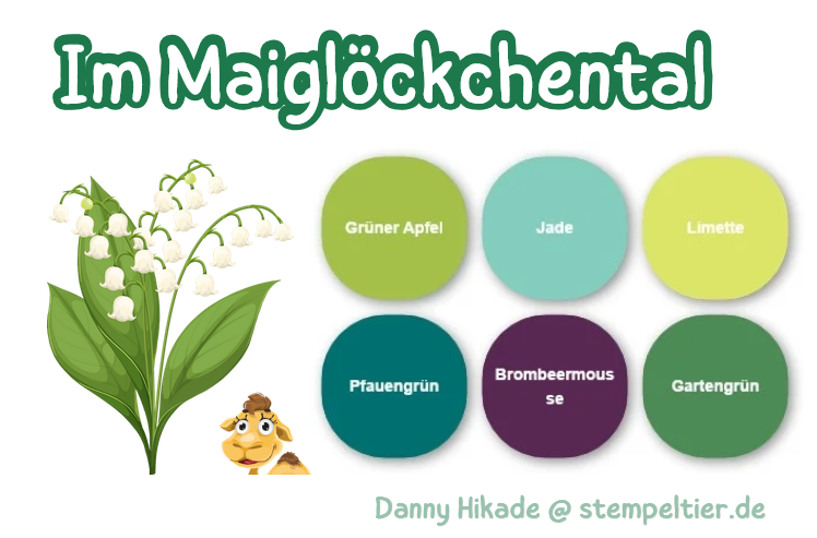 stampin up im maiglöckchental farben stempeltier