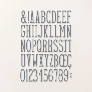 stampin up angesagtes alphabet