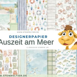 Designerpapier mini 2026 stampin up auszeit am meer
