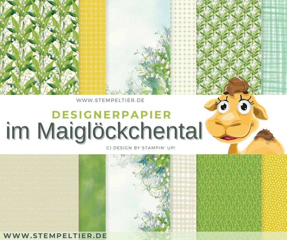 Designerpapier mini 2026 stampin up im Maiglöckchental