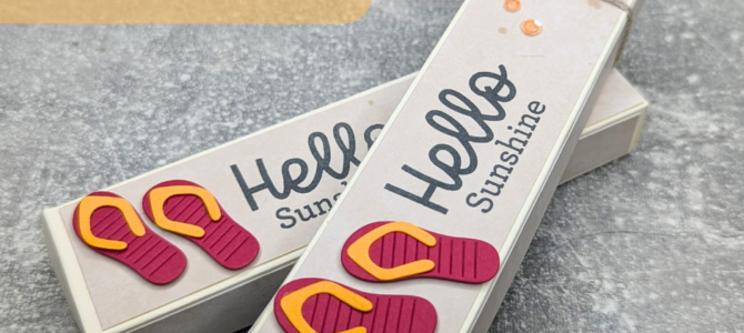 Anleitung für sommerliche Teelicht Verpackung – Splash and Relax