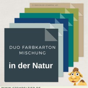 duo farbkartonmischung natur 2026 stampin up wandern wald