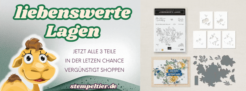 liebenswerte lagen stampin up ausverkauf schablonen
