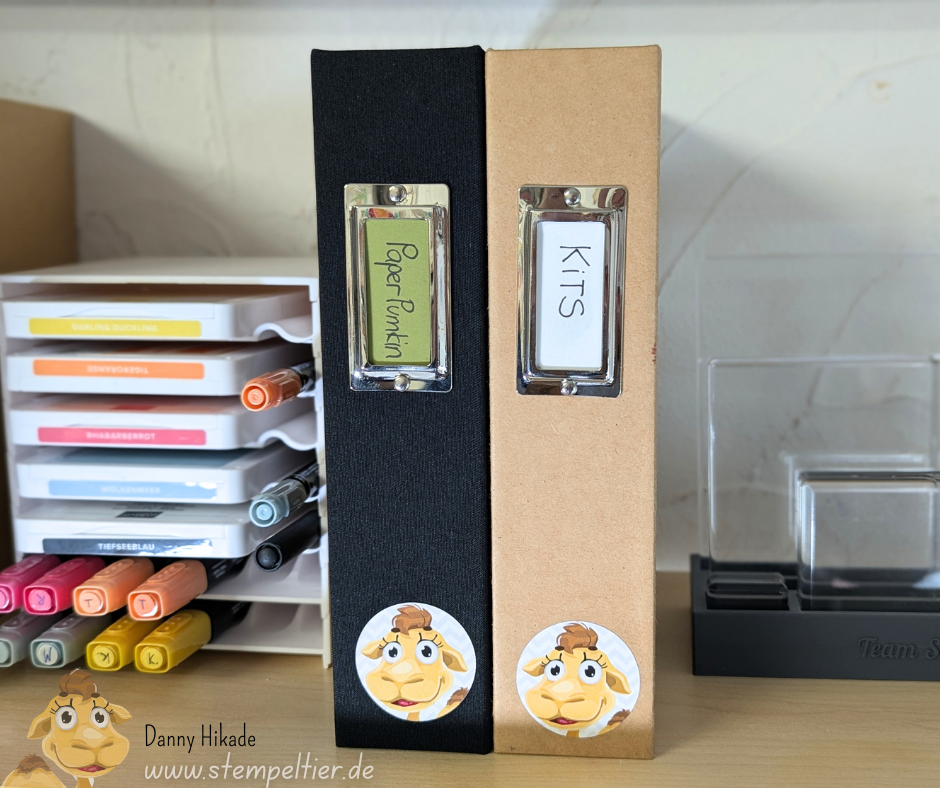 stampin up organisation album stempelsets paper pumpkin stempeltier tipp