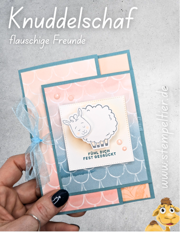 stampin up schaf ostern knuddelschaf stempeltier stanze schaf