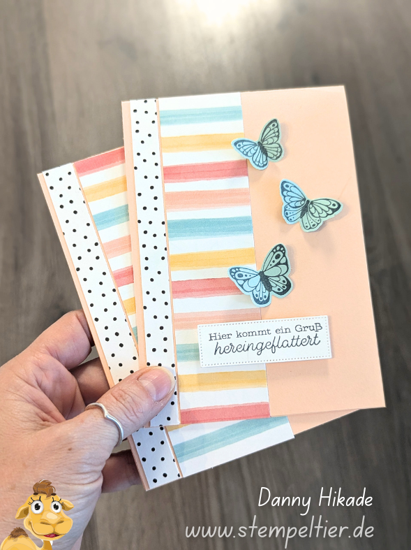 stampin up schmetterlinge farbenfrohe flügel butterfly stempeltier