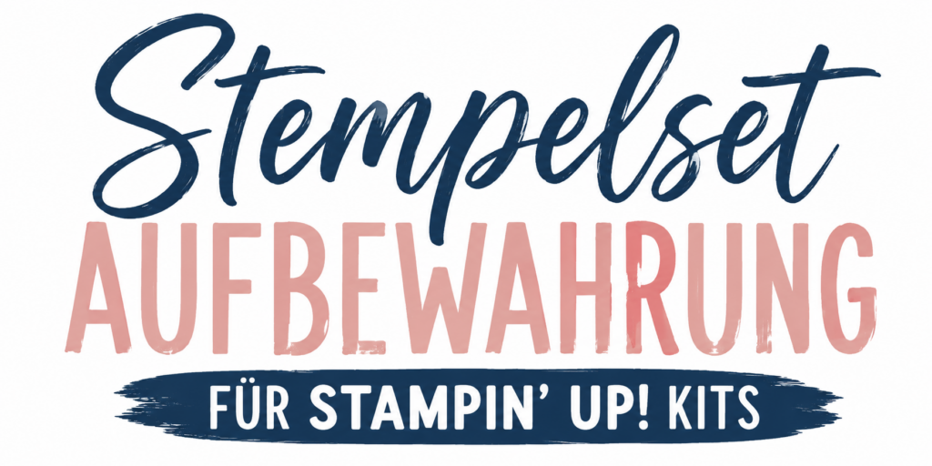 stempelset aufbewahrung stampin up