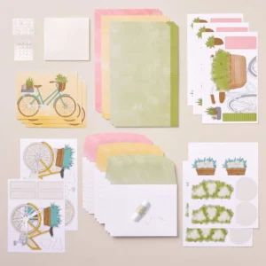 stampin up juni bikes and blooms fahrrad paper pumpkin refill nachfüllpackung