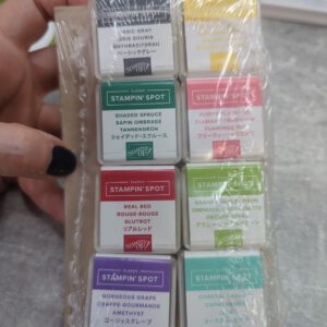 mini Stempelkissen 8-er Set
