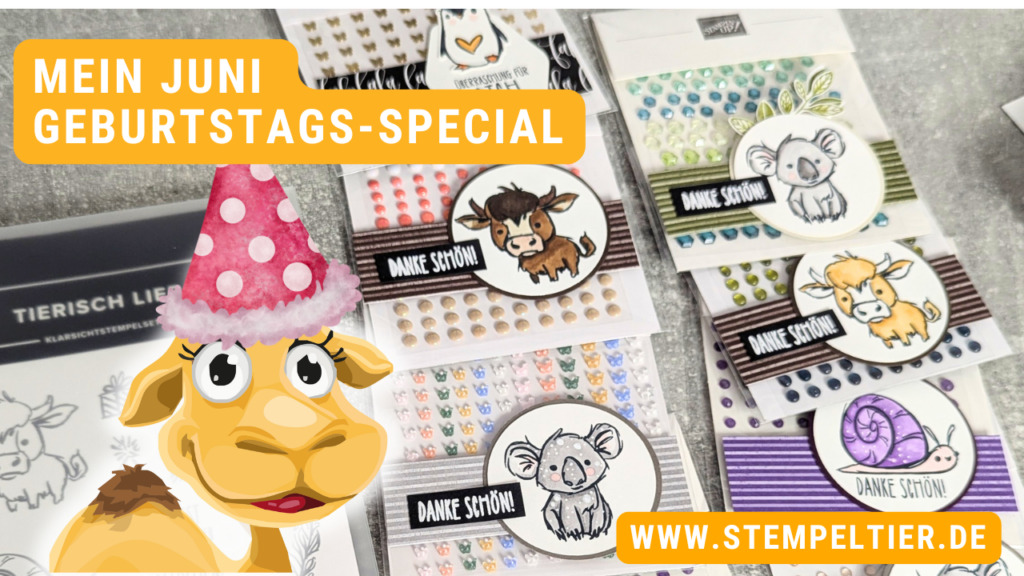 stampin up Anleitung tierisch lieb geburtstagsspecial