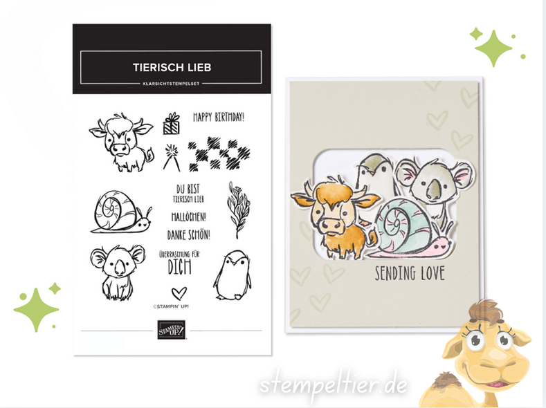 stampin up produkt des monats juni 2026 tierisch lieb stempeltier