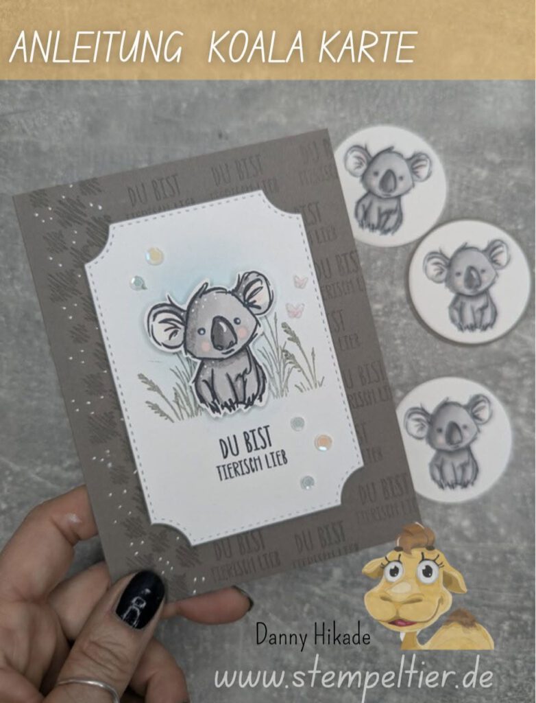 stampin up tierisch lieb koala anleitung karte idee inspiration koala