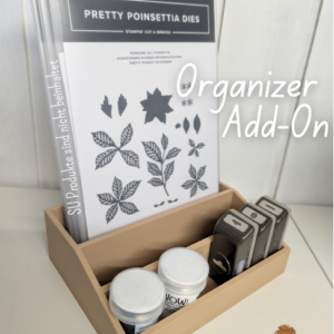 stampin Up Aufbewahrung stempelsets stanzformen prägefolder hot foil add on stempeltier