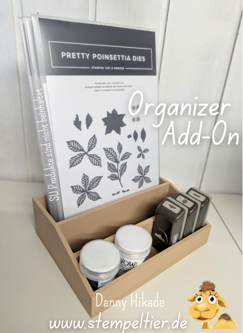 stampin Up Aufbewahrung stempelsets stanzformen prägefolder hot foil add on stempeltier