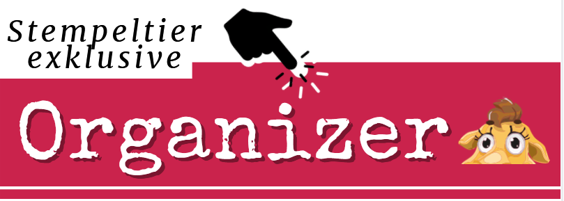 stempeltier organizer hot foil aufbewahrung danny