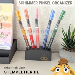 SCHIMMER-PINSELSTIFT incolor stampin up halter organizer aufbewahrung stempeltier