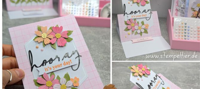 Geburtstagskarten mit Aufstelleffekt – Hooray for Birthdays Paper Pumpkin