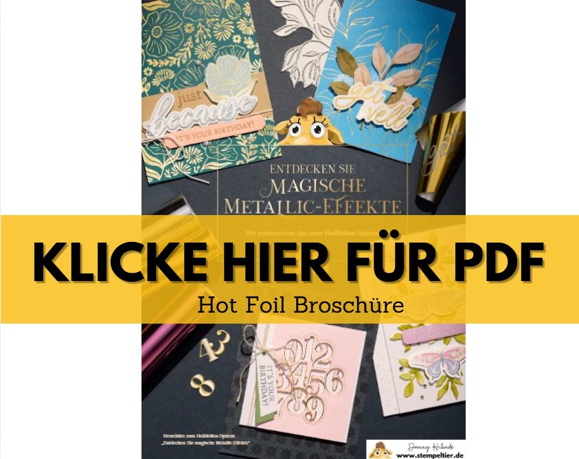 stampin up hot foil heißfolien prägen system neu pdf flyer