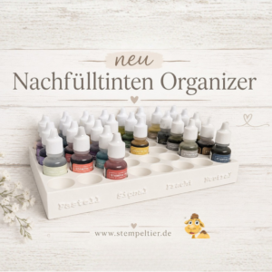 stempeltier organizer bastelhelfer nachfülltinte nachfüller