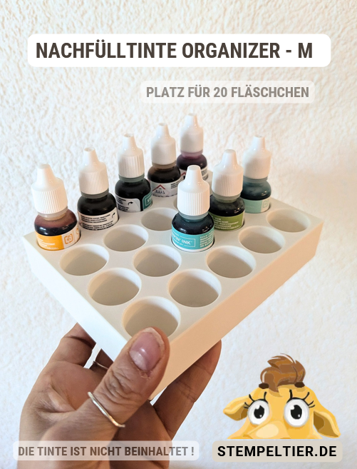 stempeltier organizer nachfüller nachfülltinte 20er