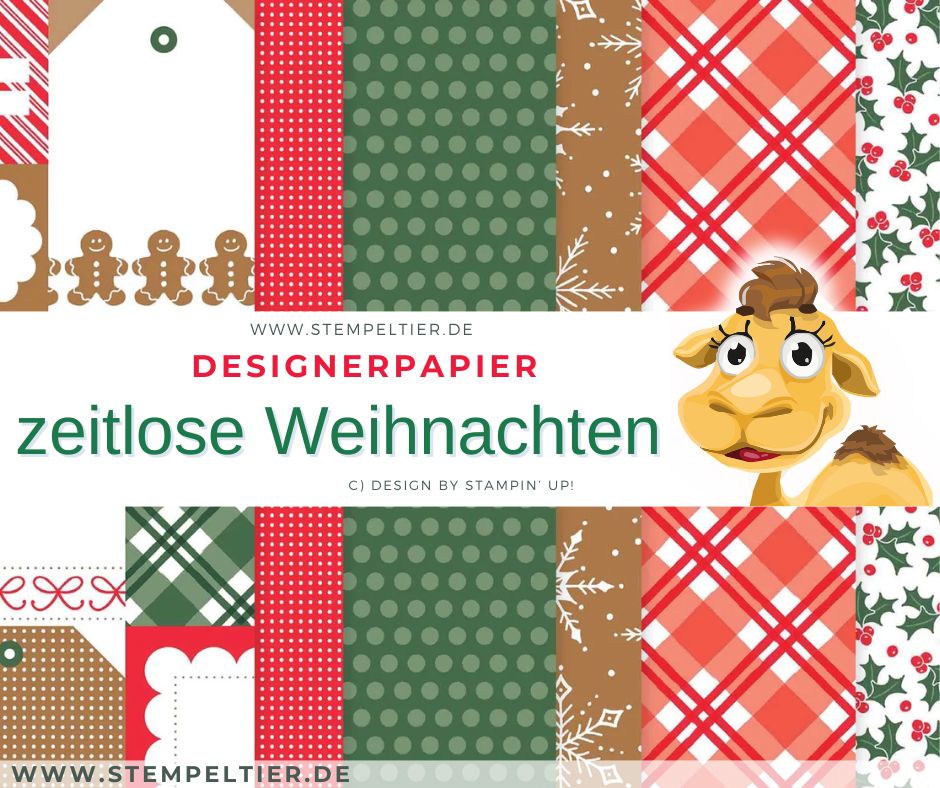 Designerpapier herbst winter 2026 zeitlose Weihnachten stampin up
