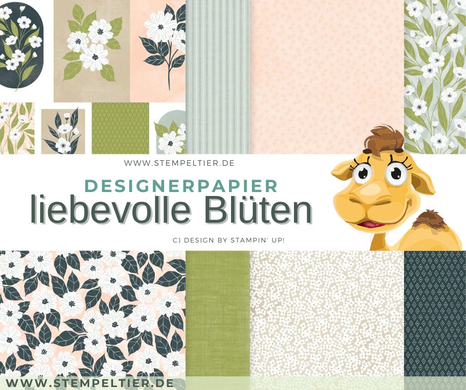 Designerpapier mini 2026 stampin up liebevolle Blüten