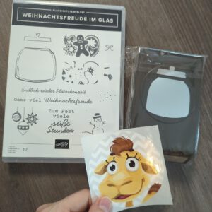Weihnachtsfreude im Glas